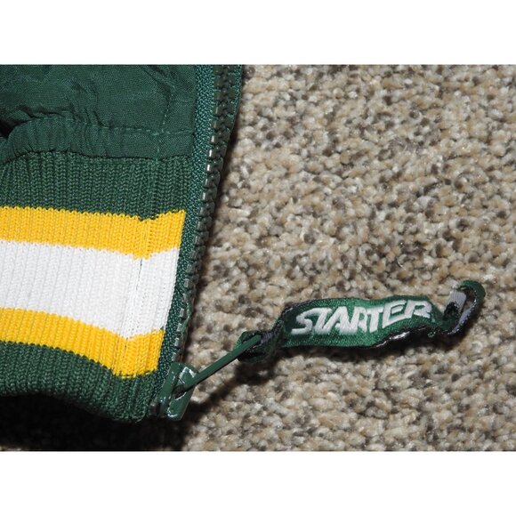 Vintage 90s Green Bay Packers Pro Line Starter Pullover Lined Windbreaker Large - Picture 13 of 13
